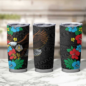 South Sudan Tumbler Cup African Pattern Hibiscus Floral