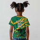 Custom Afro Jamaica Cricket Tallawahs Kid T shirt Fi Wi Tallawahs Champions