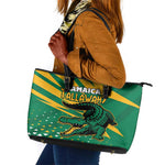 Afro Jamaica Cricket Tallawahs Leather Tote Bag Fi Wi Tallawahs Champions