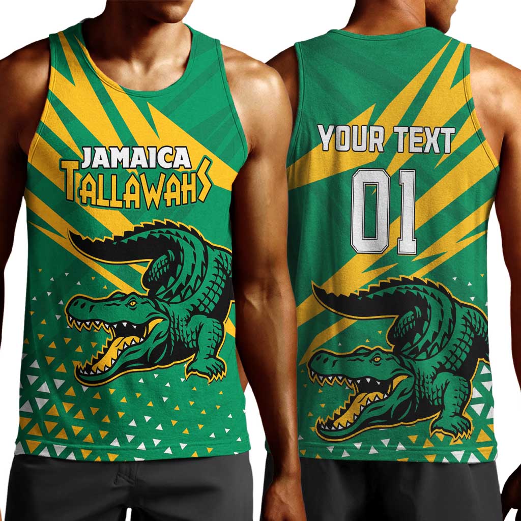 Custom Afro Jamaica Cricket Tallawahs Men Tank Top Fi Wi Tallawahs Champions
