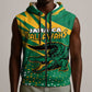 Custom Afro Jamaica Cricket Tallawahs Sleeveless Zip Hoodie Fi Wi Tallawahs Champions - African Pride
