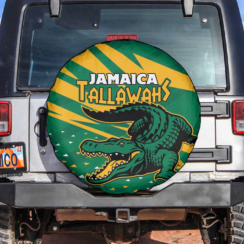 Afro Jamaica Cricket Tallawahs Spare Tire Cover Fi Wi Tallawahs Champions