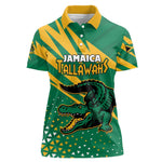 Custom Afro Jamaica Cricket Tallawahs Women Polo Shirt Fi Wi Tallawahs Champions