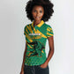 Custom Afro Jamaica Cricket Tallawahs Women Polo Shirt Fi Wi Tallawahs Champions