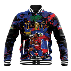 Personalized Haiti Soccer Pride Baseball Jacket Ayiti Nan Mondyal 2026