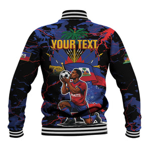 Personalized Haiti Soccer Pride Baseball Jacket Ayiti Nan Mondyal 2026
