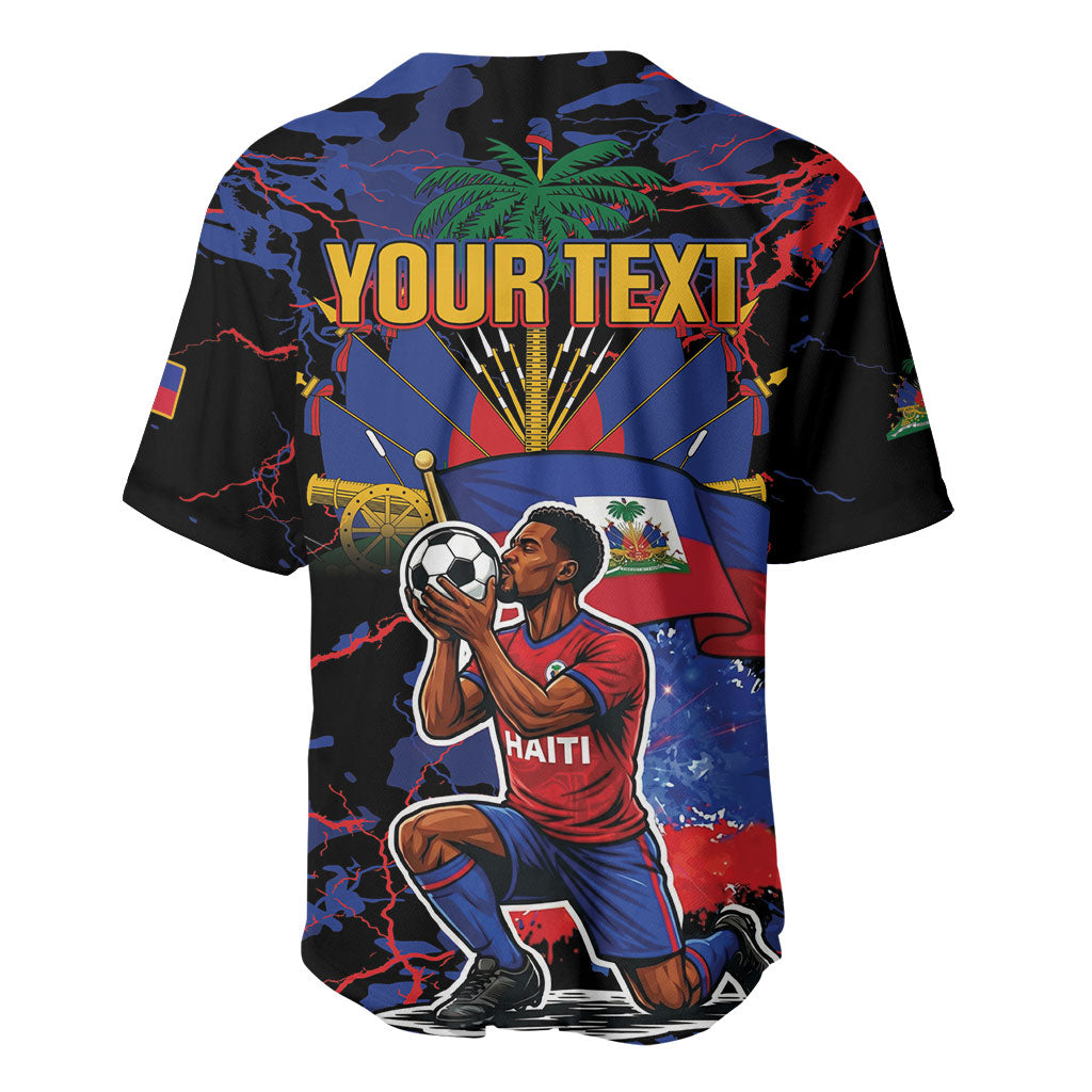 Personalized Haiti Soccer Pride Baseball Jersey Ayiti Nan Mondyal 2026