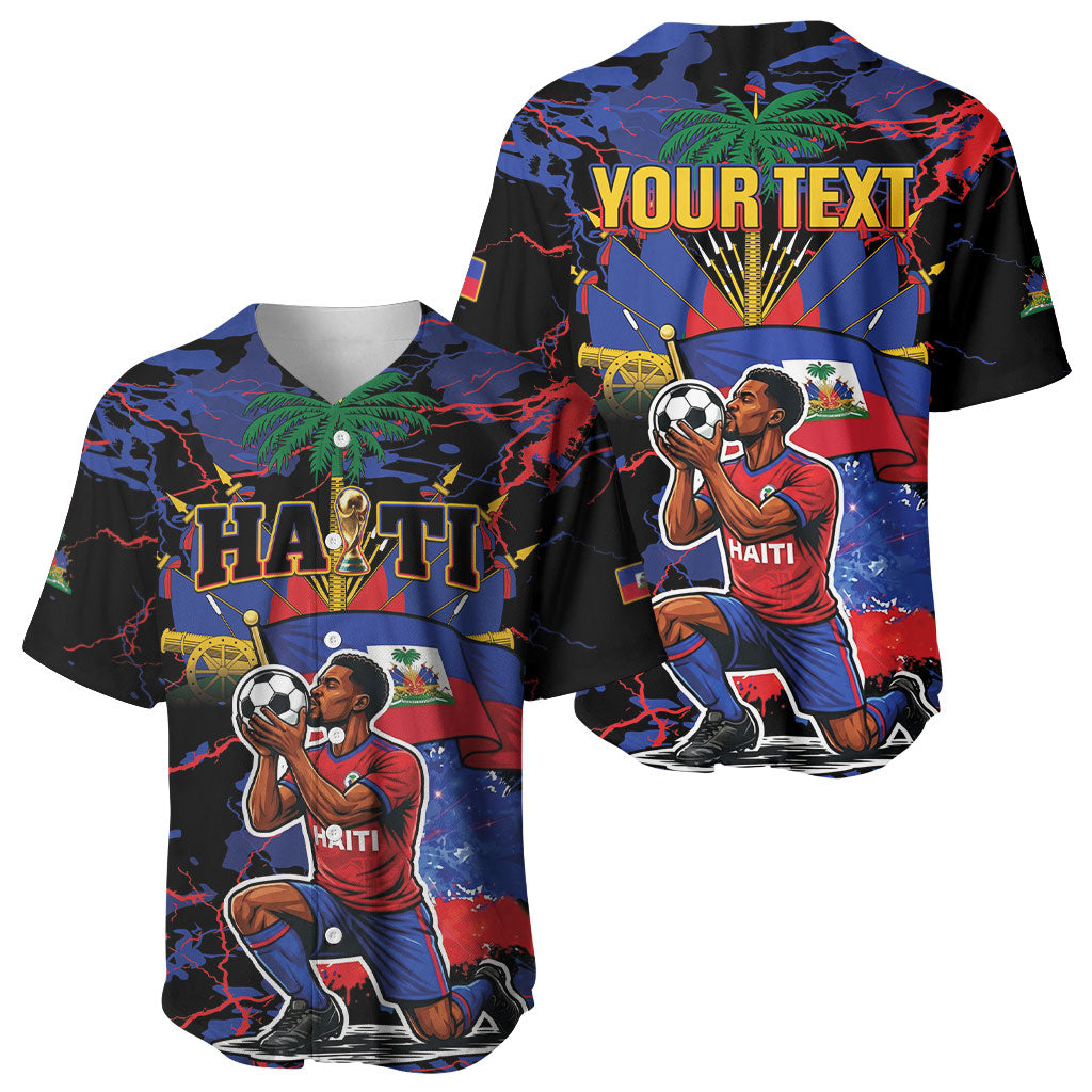 Personalized Haiti Soccer Pride Baseball Jersey Ayiti Nan Mondyal 2026