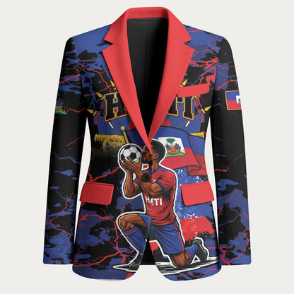 Personalized Haiti Soccer Pride Blazer Ayiti Nan Mondyal 2026