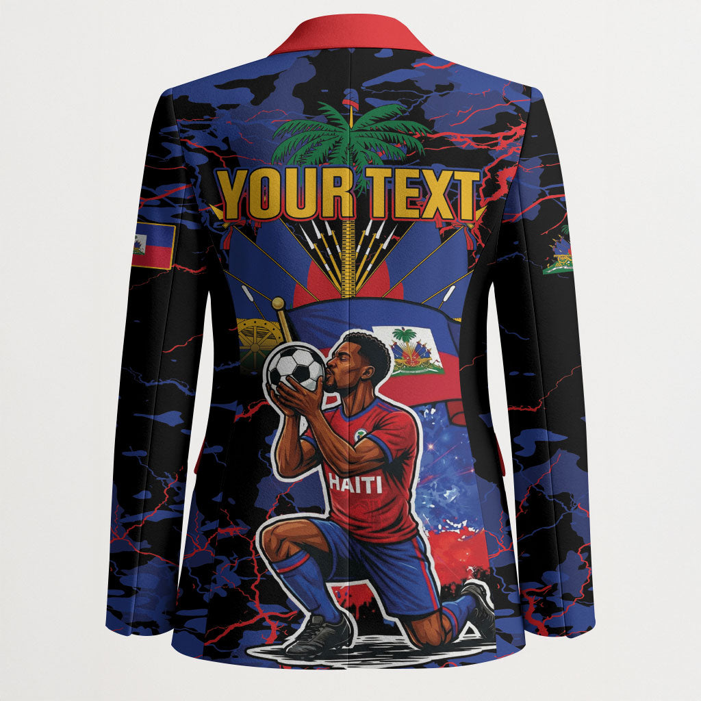 Personalized Haiti Soccer Pride Blazer Ayiti Nan Mondyal 2026