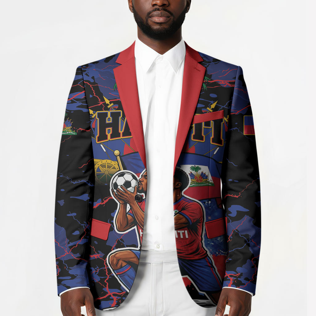 Personalized Haiti Soccer Pride Blazer Ayiti Nan Mondyal 2026