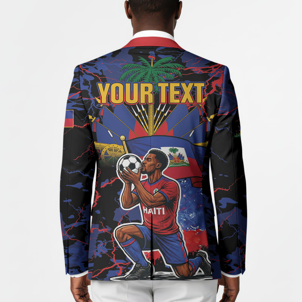 Personalized Haiti Soccer Pride Blazer Ayiti Nan Mondyal 2026