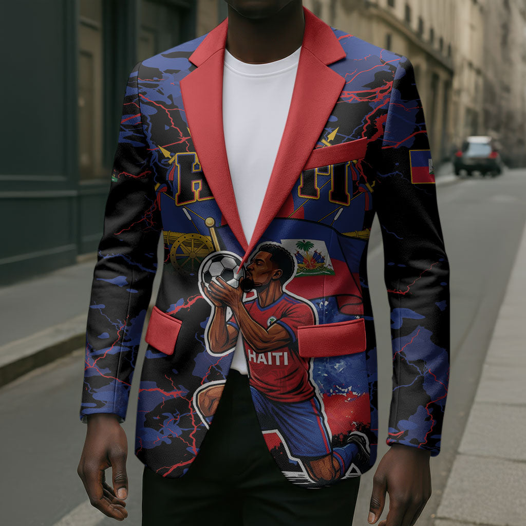 Personalized Haiti Soccer Pride Blazer Ayiti Nan Mondyal 2026