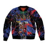 Personalized Haiti Soccer Pride Bomber Jacket Ayiti Nan Mondyal 2026