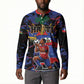 Personalized Haiti Soccer Pride Button Sweatshirt Ayiti Nan Mondyal 2026