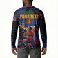 Personalized Haiti Soccer Pride Button Sweatshirt Ayiti Nan Mondyal 2026