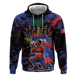 Personalized Haiti Soccer Pride Hoodie Ayiti Nan Mondyal 2026