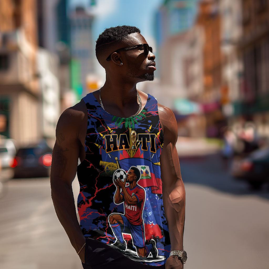 Personalized Haiti Soccer Pride Men Tank Top Ayiti Nan Mondyal 2026