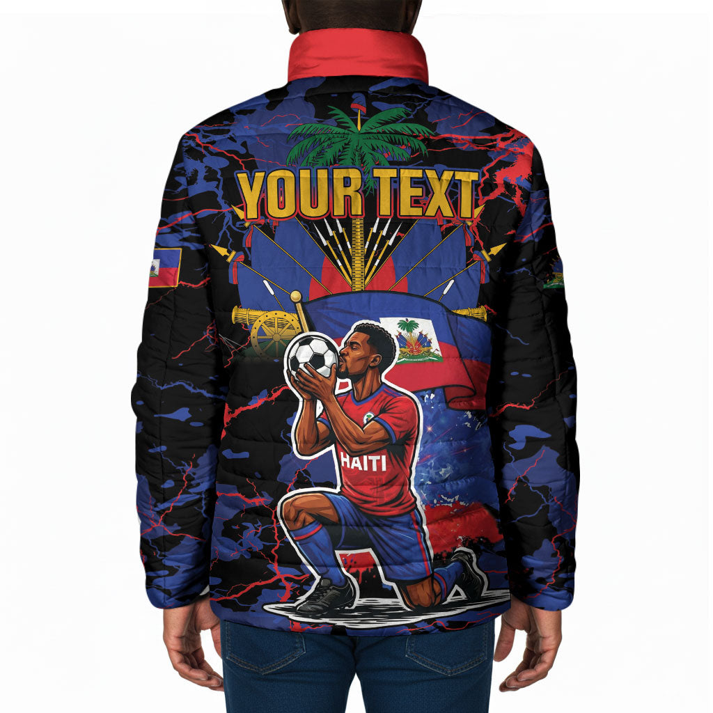 Personalized Haiti Soccer Pride Padded Jacket Ayiti Nan Mondyal 2026