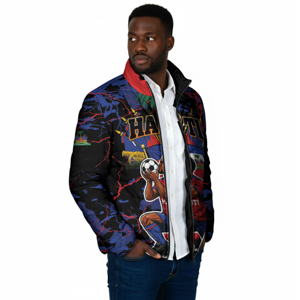 Personalized Haiti Soccer Pride Padded Jacket Ayiti Nan Mondyal 2026