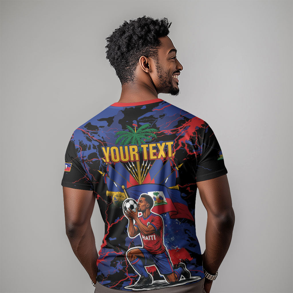 Personalized Haiti Soccer Pride T shirt Ayiti Nan Mondyal 2026