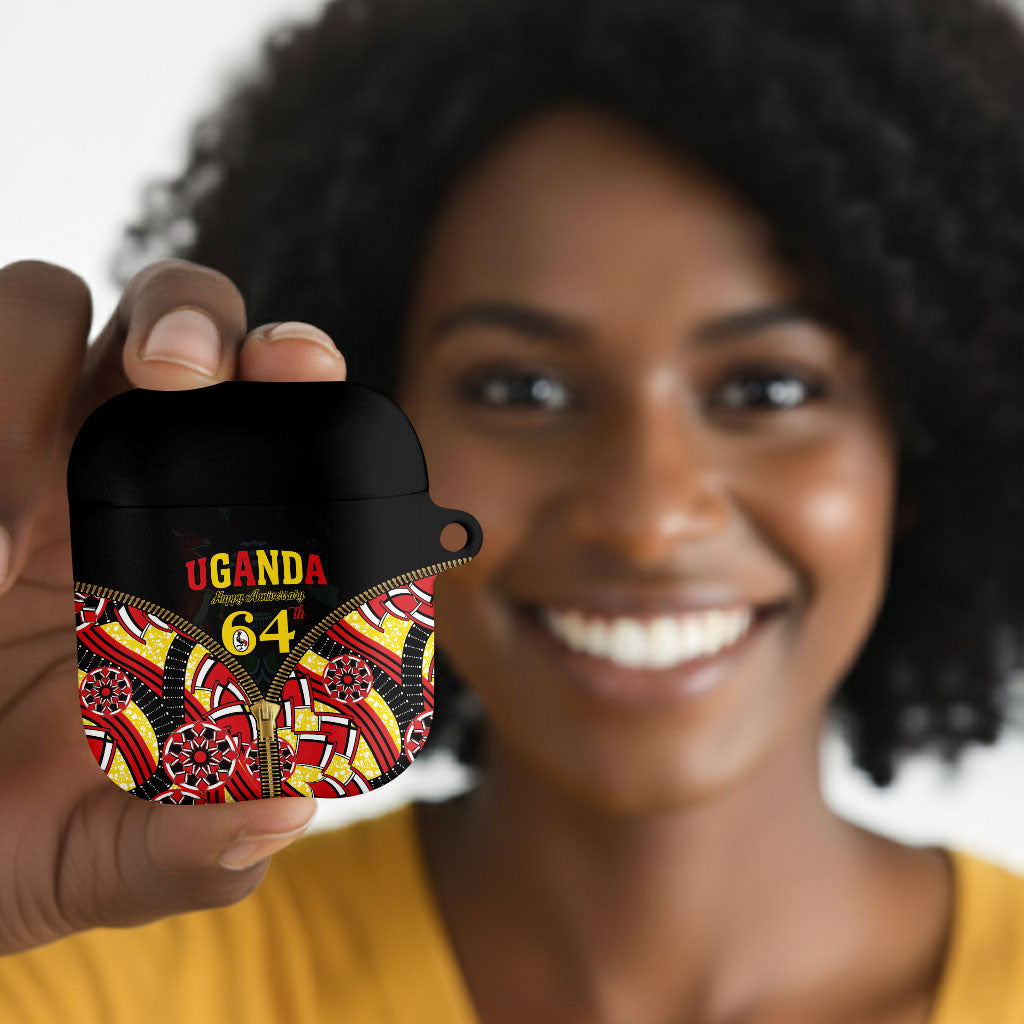Uganda 64th Anniversary AirPods Case Happy Independence Day