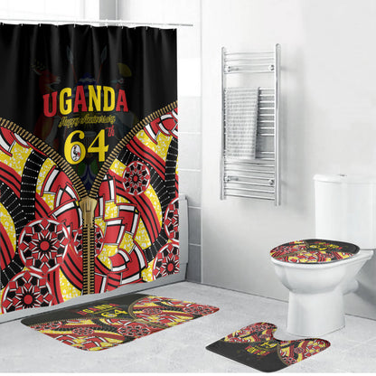Uganda 64th Anniversary Bathroom Set Happy Independence Day