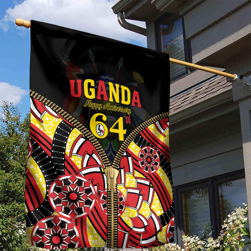 Uganda 64th Anniversary Garden Flag Happy Independence Day