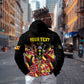 Personalised Uganda 64th Anniversary Hoodie Happy Independence Day