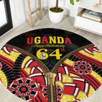 Uganda 64th Anniversary Round Carpet Happy Independence Day