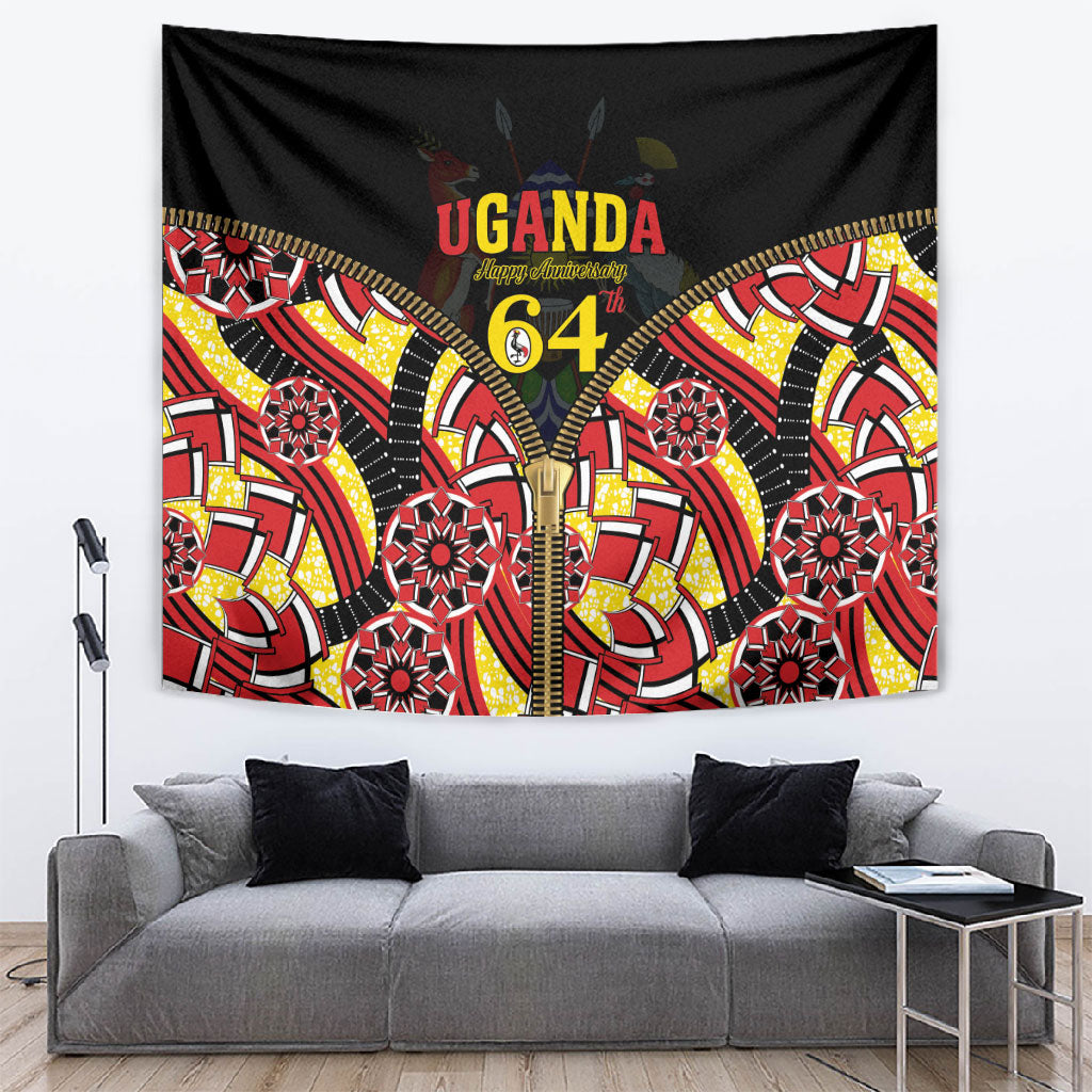 Uganda 64th Anniversary Tapestry Happy Independence Day