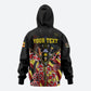 Personalised Uganda 64th Anniversary Zip Hoodie Happy Independence Day