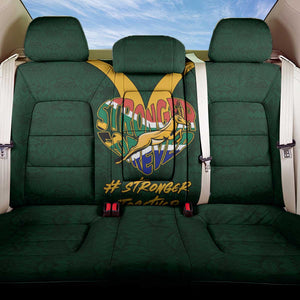 South Africa Rugby Back Car Seat Cover - Stronger Together, Stronger Forever, Bokke World Cup