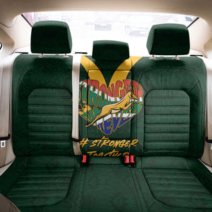 South Africa Rugby Back Car Seat Cover - Stronger Together, Stronger Forever, Bokke World Cup