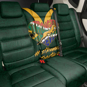 South Africa Rugby Back Car Seat Cover - Stronger Together, Stronger Forever, Bokke World Cup