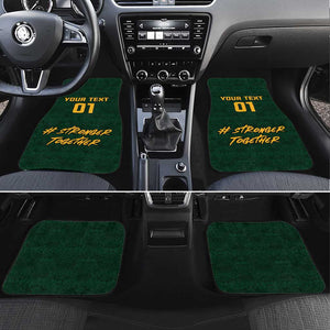 South Africa Rugby Car Mats - Stronger Together, Stronger Forever, Bokke World Cup