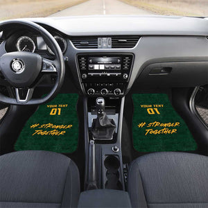 South Africa Rugby Car Mats - Stronger Together, Stronger Forever, Bokke World Cup