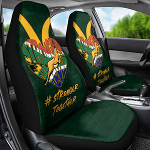 South Africa Rugby Car Seat Cover - Stronger Together, Stronger Forever, Bokke World Cup