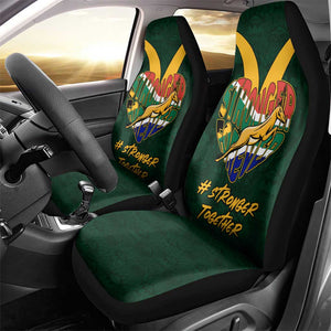 South Africa Rugby Car Seat Cover - Stronger Together, Stronger Forever, Bokke World Cup