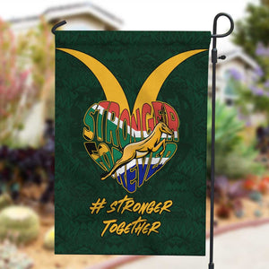 South Africa Rugby Garden Flag - Stronger Together, Stronger Forever, Bokke World Cup