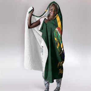 South Africa Rugby Hooded Blanket - Stronger Together, Stronger Forever, Bokke World Cup