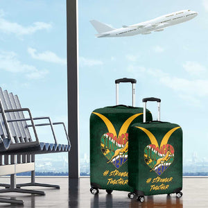 South Africa Rugby Luggage Cover - Stronger Together, Stronger Forever, Bokke World Cup