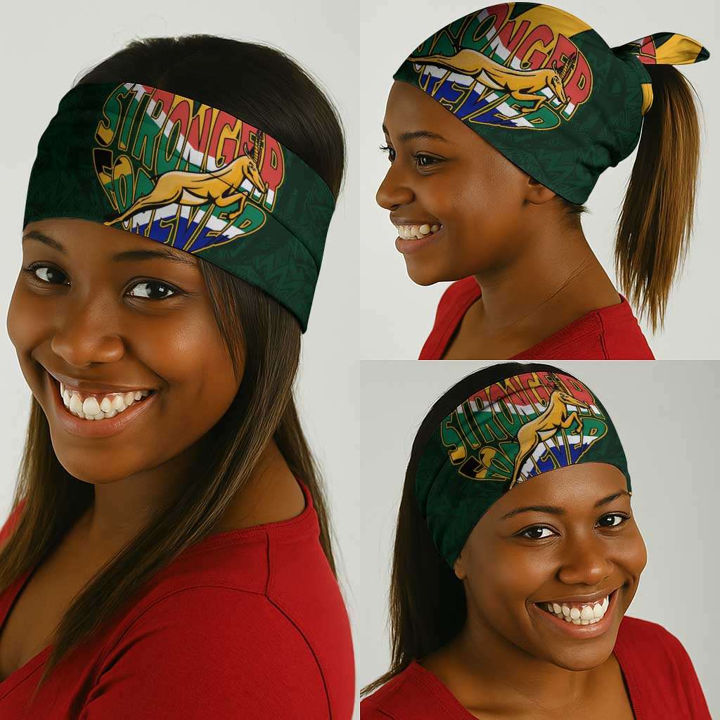 South Africa Rugby Neck Gaiter - Stronger Together, Stronger Forever, Bokke World Cup LT01