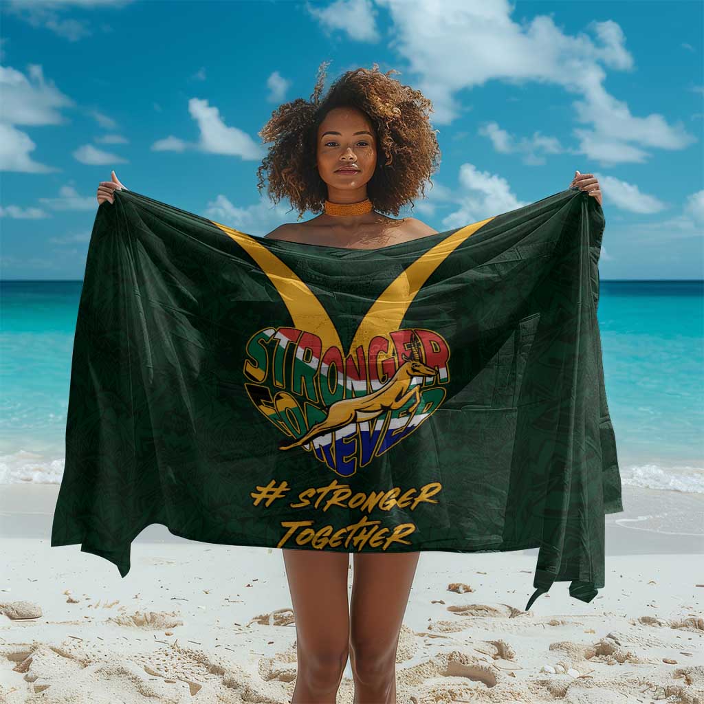 South Africa Rugby Sarong - Stronger Together, Stronger Forever, Bokke World Cup