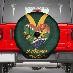 South Africa Rugby Spare Tire Cover - Stronger Together, Stronger Forever, Bokke World Cup