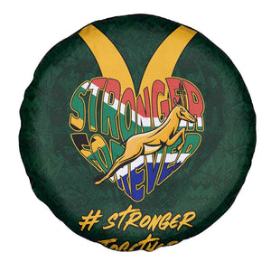 South Africa Rugby Spare Tire Cover - Stronger Together, Stronger Forever, Bokke World Cup