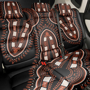 African Dashiki Back Car Seat Cover Afro Vintage Pattern