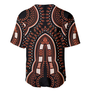 African Dashiki Baseball Jersey Afro Vintage Pattern