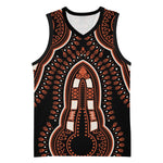 African Dashiki Basketball Jersey Afro Vintage Pattern LT01