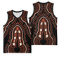 African Dashiki Basketball Jersey Afro Vintage Pattern LT01
